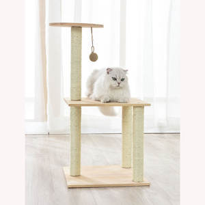 Rascador y Estructura de Escalada para Gatos de Sisal Sostenible con Madera Maciza para Afilar los Dientes y Hacer Ejercicio, Diseñado a Medida para Gatos - Product Image 4