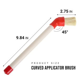 Brosse à poils courbés en plastique, diamètre 1 pouce, poils en nylon pour la réparation des pneus et l'utilisation mécanique - Product Image 4