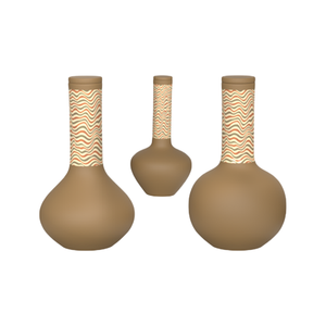 Pot d'irrigation Olla personnalisé, pot en <span class=keywords><strong>terre</strong></span> <span class=keywords><strong>cuite</strong></span> à <span class=keywords><strong>arrosage</strong></span> automatique pour décoration de jardin de village et entretien efficace des plantes - Product Image 1