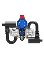 Nouveau moteur à essence DLE200 pour paramoteur, bicylindre, deux temps, refroidissement naturel par air, démarrage électrique, cylindrée 200 cm³