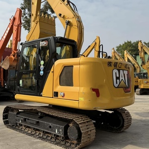 Excavadora de cadenas Cat 313GC usada, motor C4.4 original, excavadora hidráulica mediana de 13 toneladas, máquina de construcción Cat de segunda mano - Product Image 5
