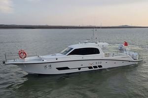 GOLDLUCK Factory Supply JY-550 55ft/16.88m Commercial Fiberglass Fishing Luxury Yacht Saltwater Console <b>Boats</b> - Product Image 5