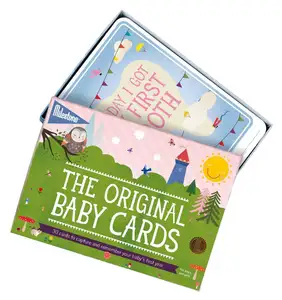 Wholesale Baby Milestone Cards Recyclable Paper Greeting Card Monthly Memory Photo Photography Props