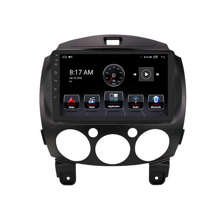 Máy Phát Video Đa Phương Tiện 9 "Series 2 Din Cho Xe Hơi Mazda 2 Mazda2 20078-2014 Hệ Thống Radio Âm Thanh Nổi Điều Hướng GPS Trên Xe Hơi Android Không Có Dvd