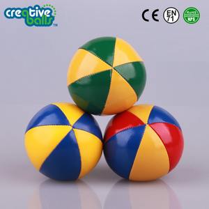 6 pannelli di contatto palloni da giocoliere in morbida pelle sintetica colorata e resistente pallina da giocoliere per bambini e adulti - Product Image 3