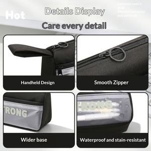 Estuche de Lápices de Gran Capacidad con Cierre de Cremallera de Doble Capa, Inspirador y Simple, para Estudiantes de Secundaria, Niños y Niñas - Product Image 4