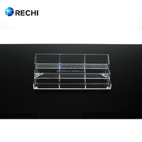RECHI Direct Meuble de rangement multifonctionnel en acrylique pour fournitures de bureau et d'archives, avec serrure, pour bureau