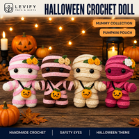 Poupée squelette Amigurumi au crochet faite main pour Halloween, avec yeux de sécurité, jouet en peluche, cadeau, vente en gros, décoration intérieure pour la maison et le bureau