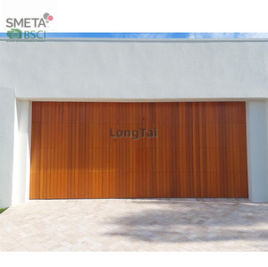 Porte de garage en bois massif Andexin, style vintage de luxe, idéale pour les projets immobiliers, vente directe - Product Image 3