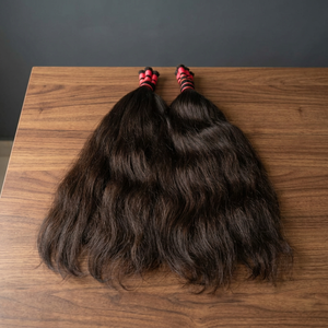 Extensions de cheveux naturels SV3 SV301 en vrac, Remy indien, double trame, noir naturel, double tirage, texture douce et soyeuse, sans produits chimiques, toutes utilisations - Product Image 1