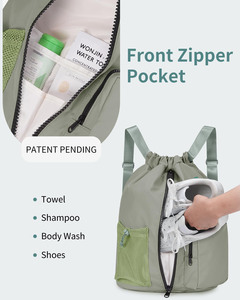 Muestra Gratis, Mochila Impermeable de PVC de Gran Capacidad, Cierre de Cremallera, Resistente al Desgaste, Bolsa de Exterior para Deportes Acuáticos, Diseño para Natación y Rafting - Product Image 2