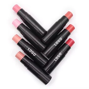 Multiusos Blush Stick Cheek Lip Tint Portable Twist up Creamy Blush Pedidos personalizados a granel para minoristas de viajes - Product Image 1