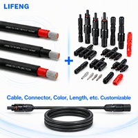 Connecteur en Y solaire photovoltaïque LIFENG 1 à 2/3/4 voies IP68 DC 1000V 1500V 50A Mâle Femelle pour câble de panneau solaire photovoltaïque