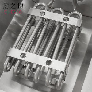 6000W Double Réservoir Frites Machine <span class=keywords><strong>Friteuse</strong></span> Électrique avec La Température Limite de Protection en Acier Inoxydable Panier de 8 <span class=keywords><strong>Litres</strong></span> - Product Image 4