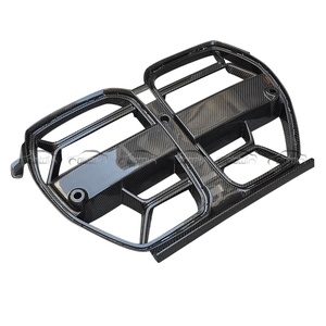 แถบกระจังหน้าสไตล์ CSL คาร์บอนไฟเบอร์แบบแห้งกระจังหน้าแบบเปลี่ยนได้สำหรับ G80 BMW G82 M3 M4ปรับแต่งอัตโนมัติโดยไม่ใช้ ACC - Product Image 4