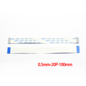Pembelian Satu Atap Kabel Konektor FFC Fleksibel Pipih AWM 20 PIN Kustom dengan Pitch 0.5mm dan Panjang 100mm - Product Image 3