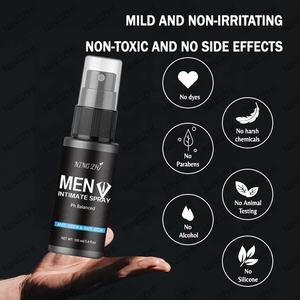 Vegan Mens Private Part Antibacterial Intimate Spray Hombres Hidratante Refreshig con Aloe <span class=keywords><strong>Vera</strong></span> & Witch Hazel - Product Image 4