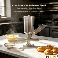 Machine électrique de remplissage de crème pour éclairs, gâteaux et mooncakes, idéale pour les cuisines centralisées et les boulangeries