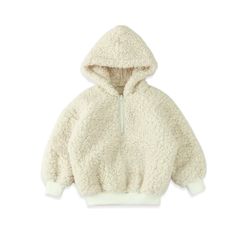 RTS Kaschmir Winter Baby Mantel Kinder Kleidung Herbst Frühling Warme Kinder Junge Hoodie Pullover Pullover
