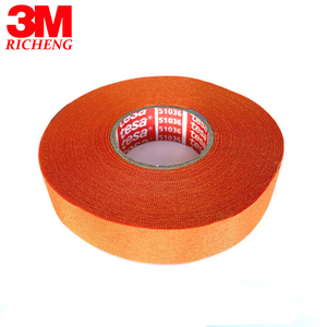เทปสายไฟทำจากผ้าสัตว์เลี้ยงสีส้ม TE Sa <span class=keywords><strong>51036</strong></span>ทนทานต่อการใช้ธงพร้อมเทปกาวอะคริลิกขั้นสูงปราศจากตัวทำละลาย - Product Image 3