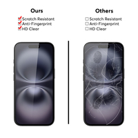 2025 Film de téléphone portable pour IPhone 16 2.5D 9H dureté HD Film de protection d'écran en verre trempé pour Iphone 16 Pro Max Plus