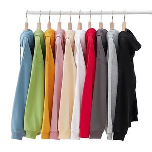 Fabricante Fleece 100% Algodón Full Zip up Hoodies Plain Blank Full Face Zip Hoodie Hombres Full Zipper Hoodies Custom 400gsm - Product Image 4