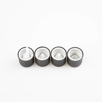 Conteneur de crème à capuchon rabattable en plastique Pommade Bocal en plastique Bouteilles de pilules vides avec bouchons en aluminium
