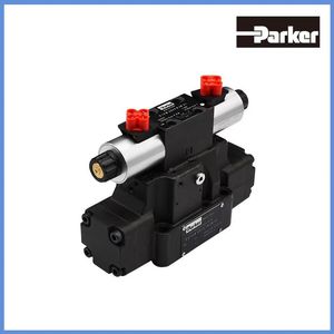 Vanne directionnelle électrohydraulique Parker D81VW004C4NJW91, vanne de réverser 350 bars, corps en fer, surface noire - Product Image 3