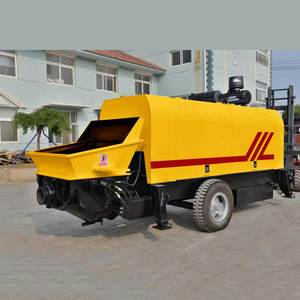 Pompe à béton diesel mobile HBTS90 d'occasion avec malaxeur intégré en Inde - Product Image 5