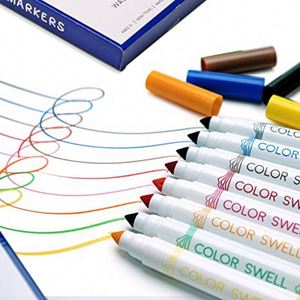 Ensemble de stylos marqueurs pour tissu lavables, couleurs assorties personnalisées, non toxiques, permanents, pour vêtements, toile, textiles, chaussures - Product Image 2