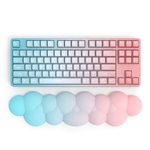 Soporte de Mano para Teclado Cotton Candy Cloud, Soporte de Muñeca para Teclado, Almohadilla de Cuero para Teclado Mecánico, Soporte de Mano Elástico Suave 87 - Product Image 1