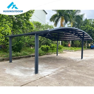 Abri de voiture portable imperméable, <span class=keywords><strong>auvent</strong></span> à deux voitures, abri en polycarbonate pour deux véhicules - Product Image 2