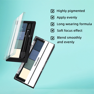 Paleta de sombras de ojos de pigmento alto multicromo maquillaje de belleza ojos sin talco sombra de ojos de tinte Natural de alta calidad personalizada - Product Image 4