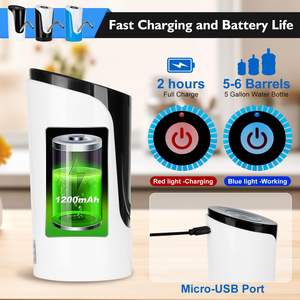 Dispensador <span class=keywords><strong>de</strong></span> <span class=keywords><strong>agua</strong></span> eléctrico portátil para tambores, bomba <span class=keywords><strong>de</strong></span> <span class=keywords><strong>agua</strong></span> <span class=keywords><strong>de</strong></span> barril eléctrica automática recargable <span class=keywords><strong>de</strong></span> galón - Product Image 6