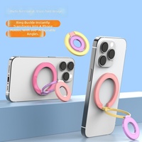 360 ° Support de téléphone magnétique double rotatif pour voiture, support magnétique puissant, support pliable pour iPhone Samsung