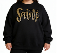 Patchs personnalisés en sequins dorés, lettres brodées style script, badges thermocollants, bordure scintillante pour vêtements de sport et tenues universitaires