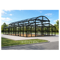 Desain Aula Pernikahan Mewah KENTEN Struktur Aula Perjamuan Kustom 25x50m 60x90 Tenda Pernikahan Prefabrikasi Aula Perjamuan Pernikahan
