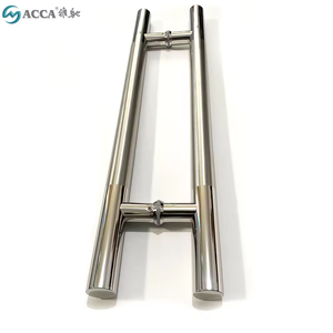 AC-H708 nhà sản xuất chuyên nghiệp h loại đánh bóng thép không gỉ trượt cửa kính xử lý chất lượng tốt cửa kính phần cứng - Product Image 6