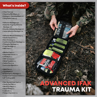 IFAK avec pochette médicale pour tourniquet CAT pour tactique, extérieur, randonnée, trousse de traumatologie d'urgence trousse de premiers soins pour le contrôle des saignements