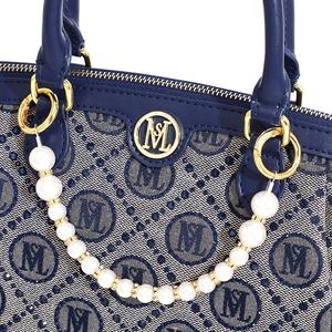 Menglisha/드림 리사 정품 자카드 스타 다이아몬드 패션 조커 숙녀 미라/만두 가방 지퍼 방수 폴리에스터 - Product Image 4