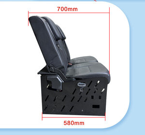 Sedile letto elettrico personalizzato LXRV <span class=keywords><strong>Isofix</strong></span>, schienale regolabile di lusso per <span class=keywords><strong>auto</strong></span>, divano letto per passeggeri RV <span class=keywords><strong>con</strong></span> meccanismo reclinabile - Product Image 4