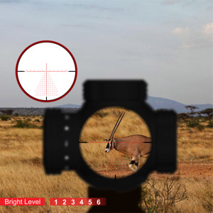 Ống ngắm săn bắn chiến thuật zoom quang học 4-32x56 IR FFP có đèn chiếu sáng lưới ngắm - Product Image 4