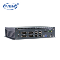 Mini ordinateur de bureau industriel sans ventilateur, mini PC industriel quadricœur