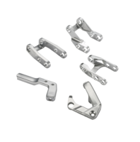 Cadre structurel en aluminium forgé usiné CNC, anodisé noir sur mesure, avec découpe avancée, pour moto/vélo électrique