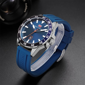<span class=keywords><strong>Relojes</strong></span> Deportivos MINI FOCUS 0020, Reloj para Hombre con Calendario y Fecha, Reloj de Cuarzo con Correa de Goma Naranja, Resistente al Agua, a la Moda - Product Image 5