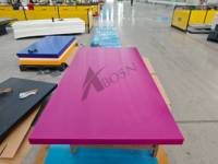 Plaques en plastique PE1000 auto-lubrifiantes, plastique technique UHMWPE, épaisseur 12 mm, avec service de découpe CNC et de poinçonnage