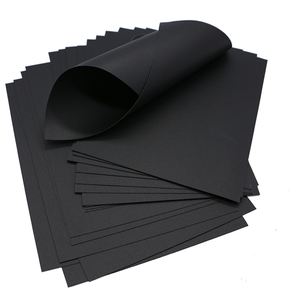 Prix d'usine pâte de bois vierge laminée 300GSM 400GSM carton noir - Product Image 4