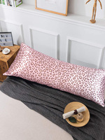 Taie d'oreiller super king en satin à impression numérique, merveilleuse pour les cheveux et la peau, modèles populaires ou taie d'oreiller longue personnalisée