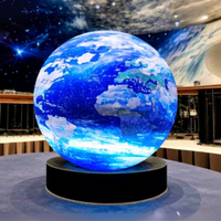 Écran LED sphérique extérieur haut de gamme P3 P4 P5, écran LED dynamique 3D en forme de globe, mur vidéo pour événements et expositions