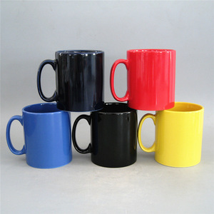 Bán buôn mô hình tùy chỉnh Cốc sứ thăng hoa thay đổi màu sắc cốc màu đen xanh đỏ mờ gốm cốc cà phê - Product Image 1